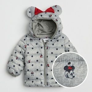Baby gap Minnie Mouse puffer coat